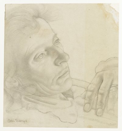 Colin Gill Zelfportret (?) 1913 door Colin Unwin Gill